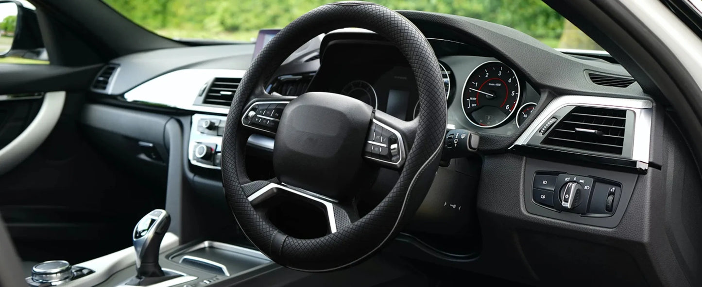 Breathable Steering Wheel Wrap - Non-Slip