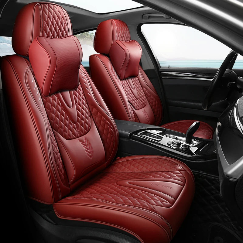Comfort Leather Seat Cover Set - All-Season