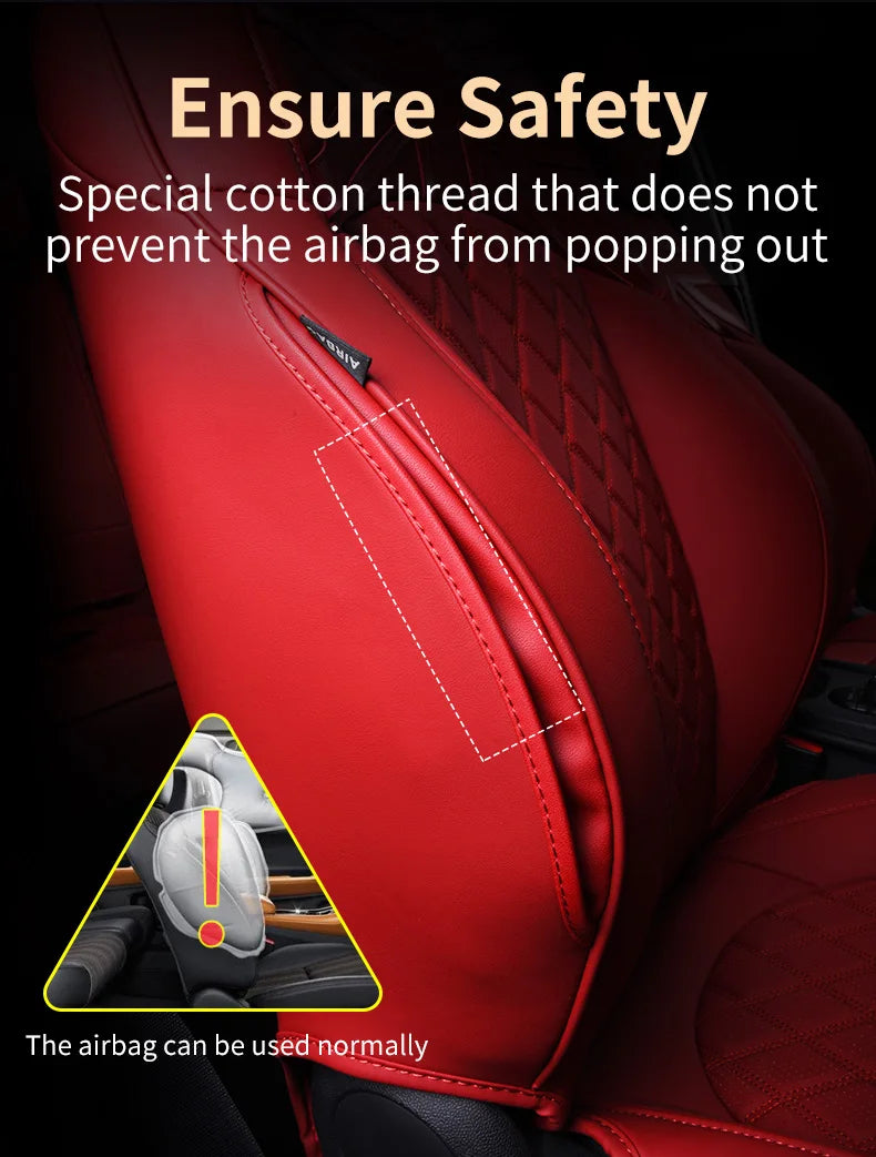 Complete Leather Seat Cover Set