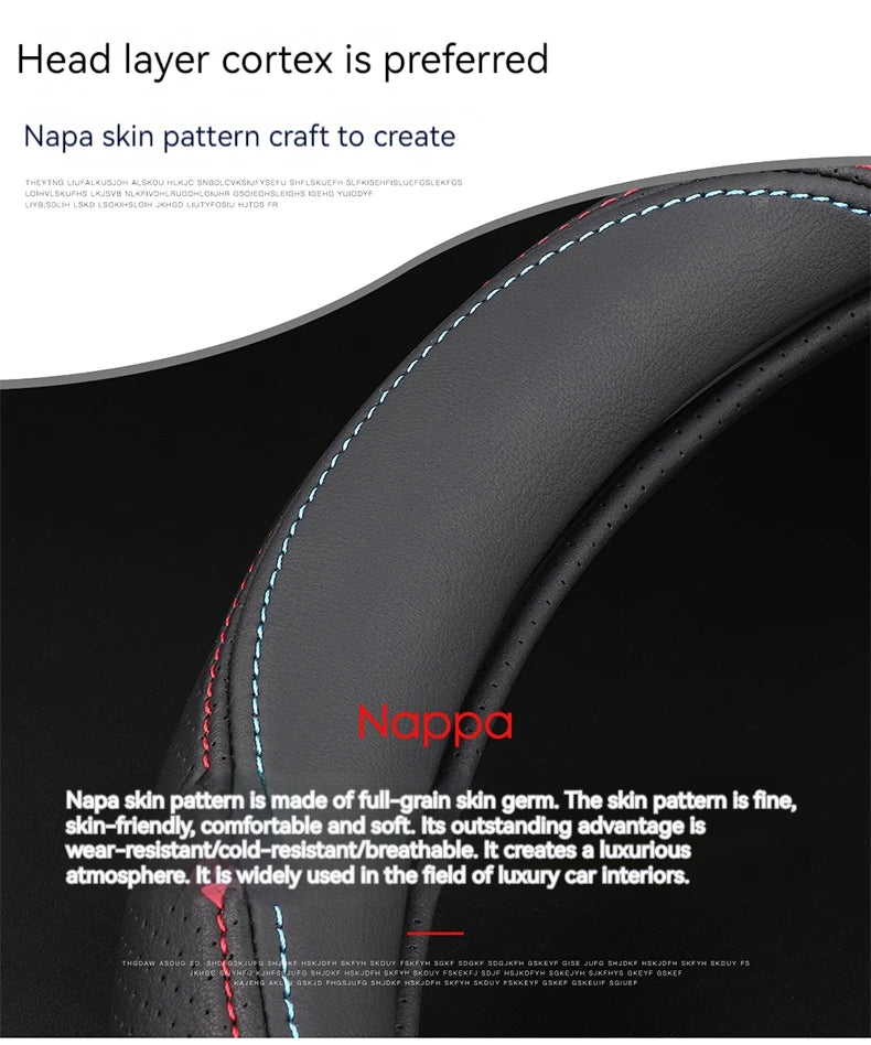 Leather Wheel Protector Cover - Non-Slip