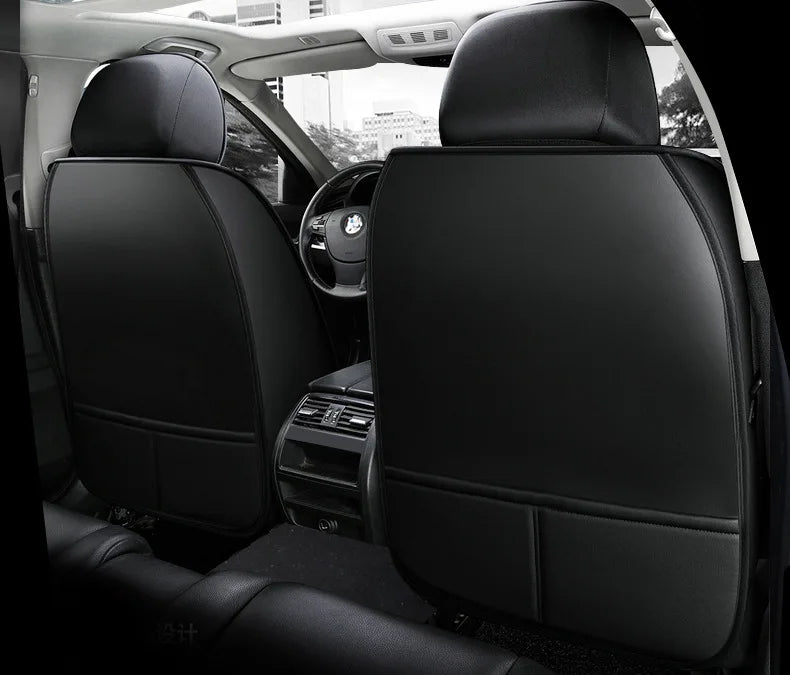 Five-Seat Leather Seat Cover Set - All-Season