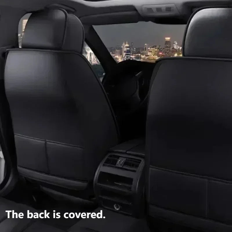 Premium Leather Seat Cover Set - All-Season