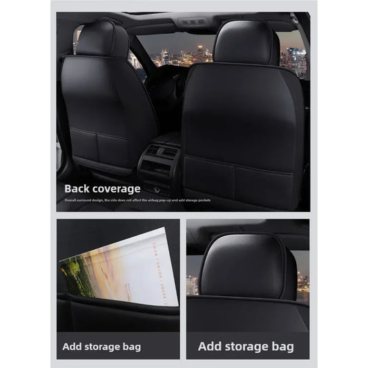 Comfort PU Leather Seat Cover Set - All-Season