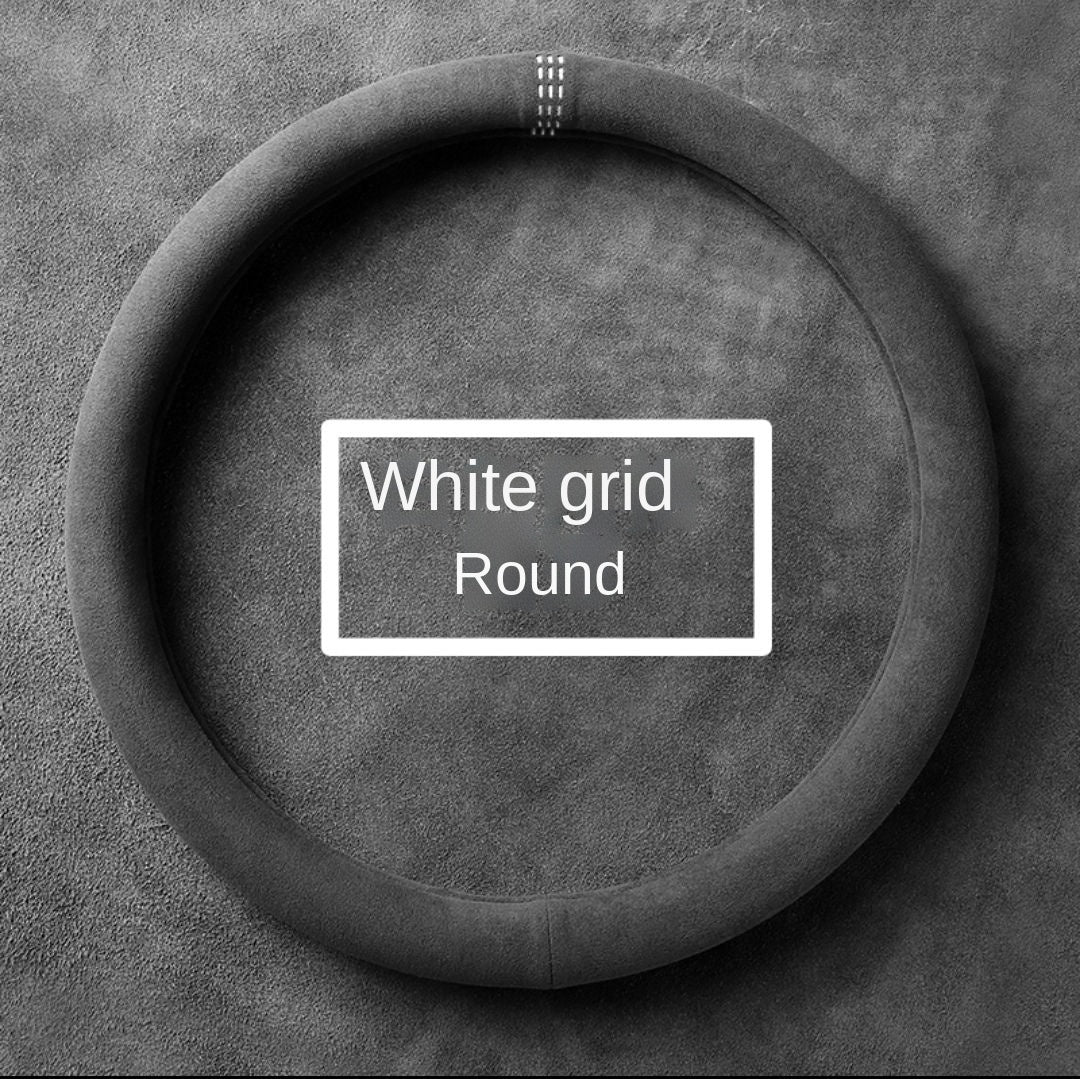 Suede Steering Wheel Cover - Non-Slip