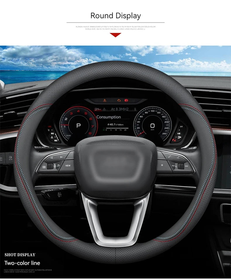 Leather Wheel Protector Cover - Non-Slip