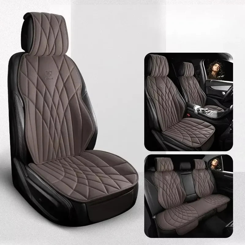 Full Set Leather Seat Protector Cover - All-Season