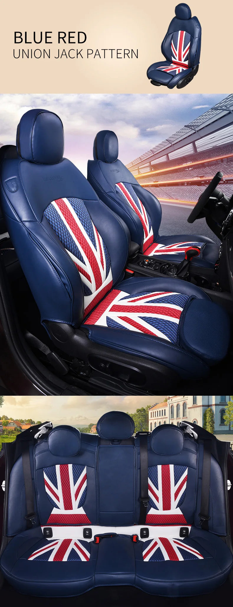 Complete Leather Seat Cover Set