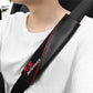 Pair of Suede Seat Belt Shoulder Pads