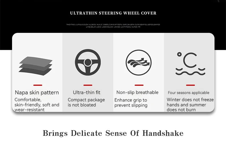 Leather Wheel Protector Cover - Non-Slip