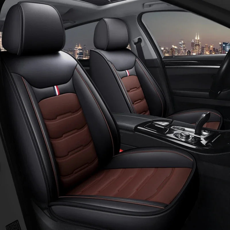 Comfort PU Leather Seat Cover Set - All-Season