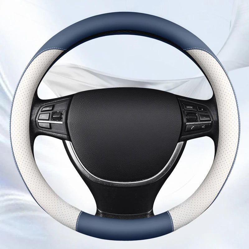 Leather Steering Wheel Protector - Non-Slip