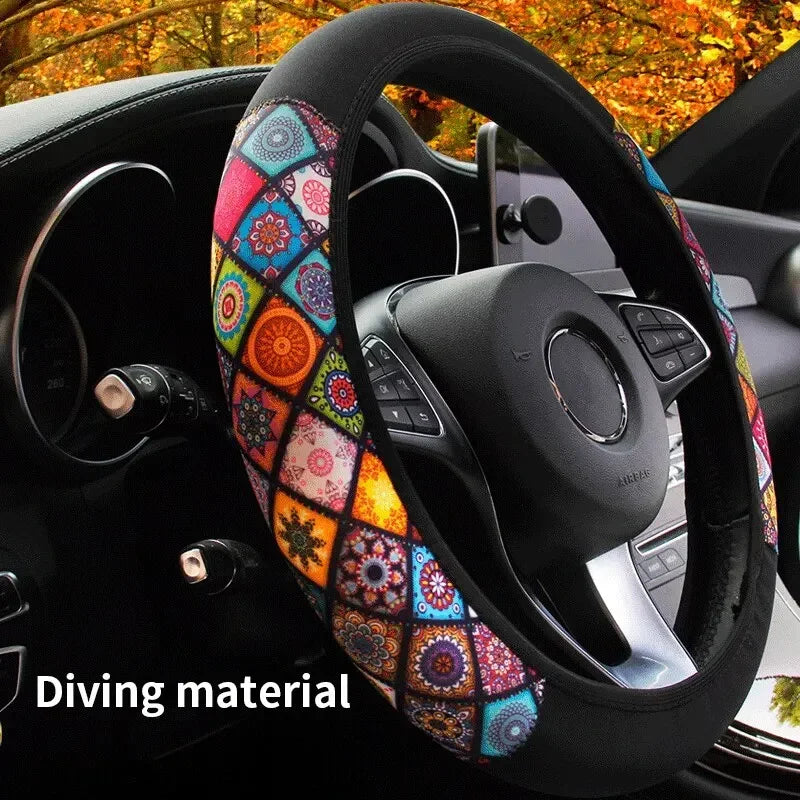 Linen Steering Wheel Wrap - Non-Slip