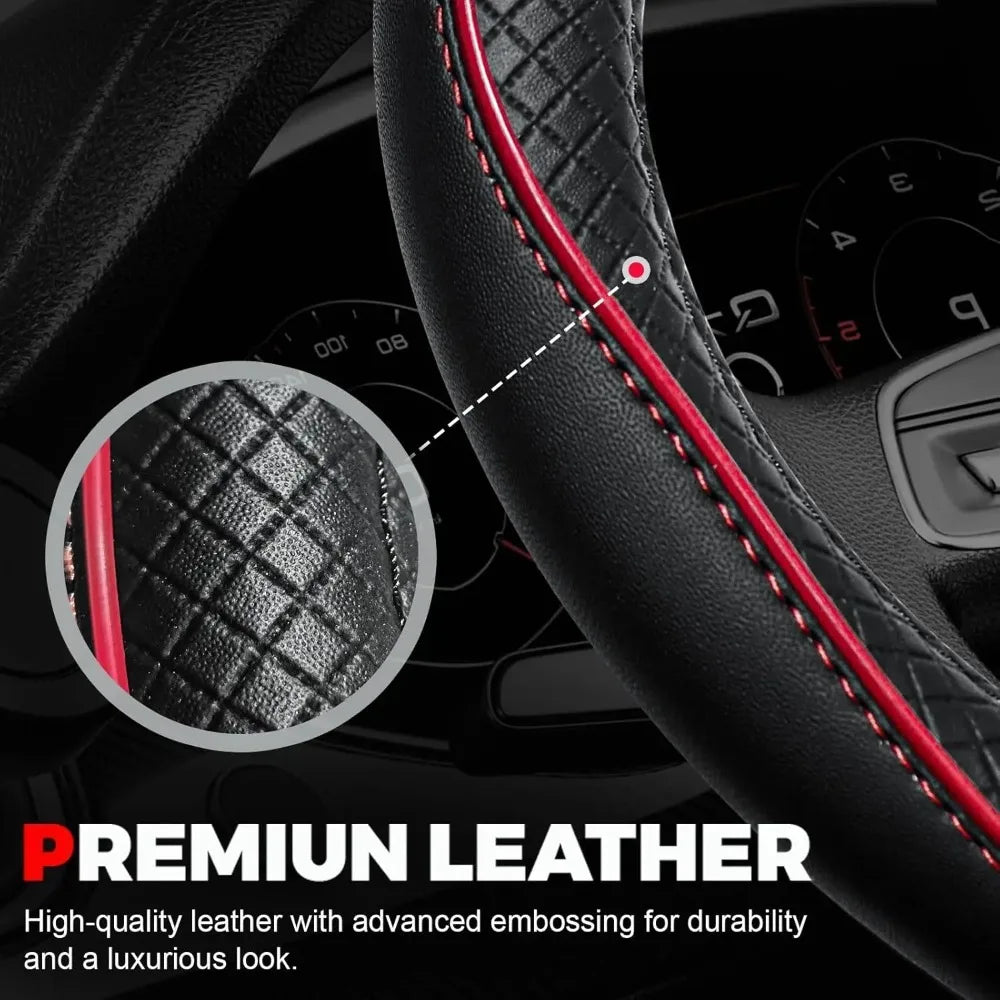 Breathable Steering Wheel Wrap - Non-Slip