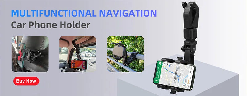 Universal Phone Holder for Vent, Dash & Windshield