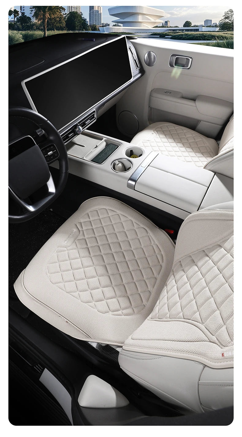 Premium Linen Seat Cover Set - All-Season