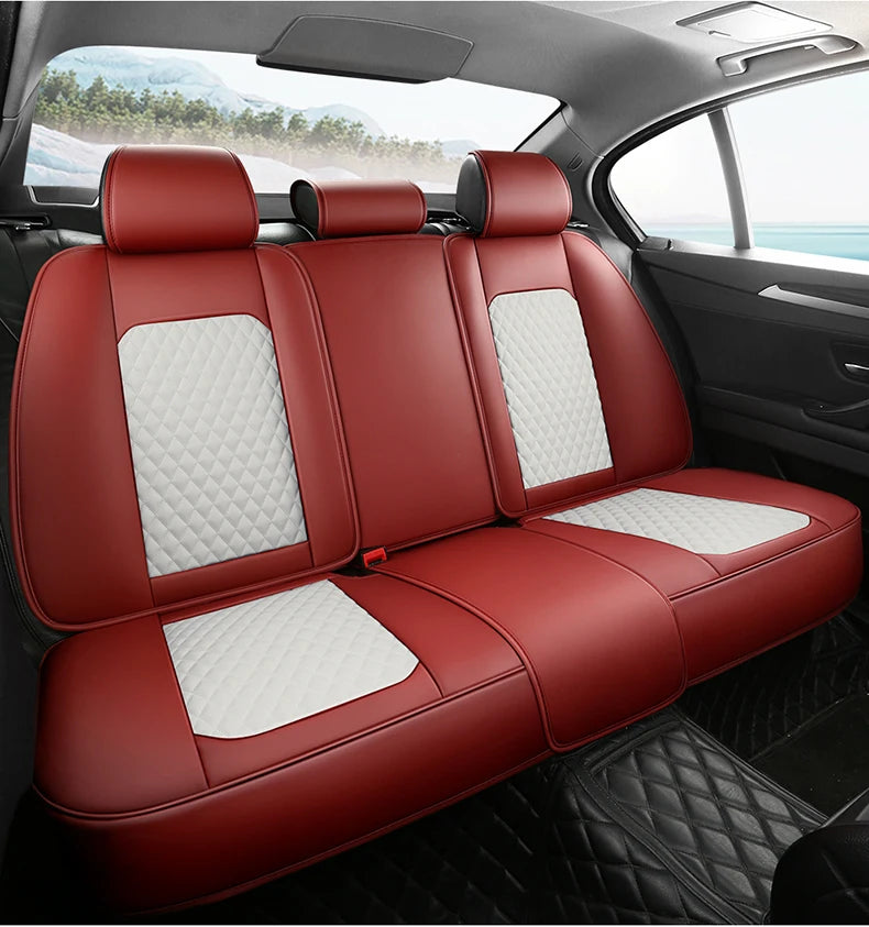 Comfort Leather Seat Cover Set - All-Season