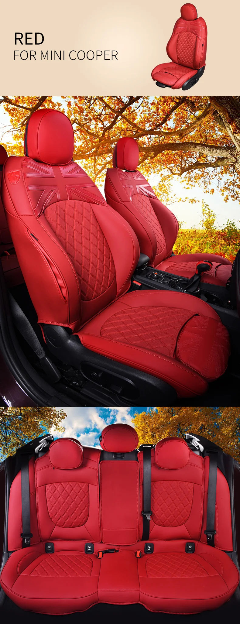 Complete Leather Seat Cover Set