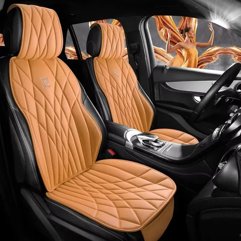 Full Set Leather Seat Protector Cover - All-Season