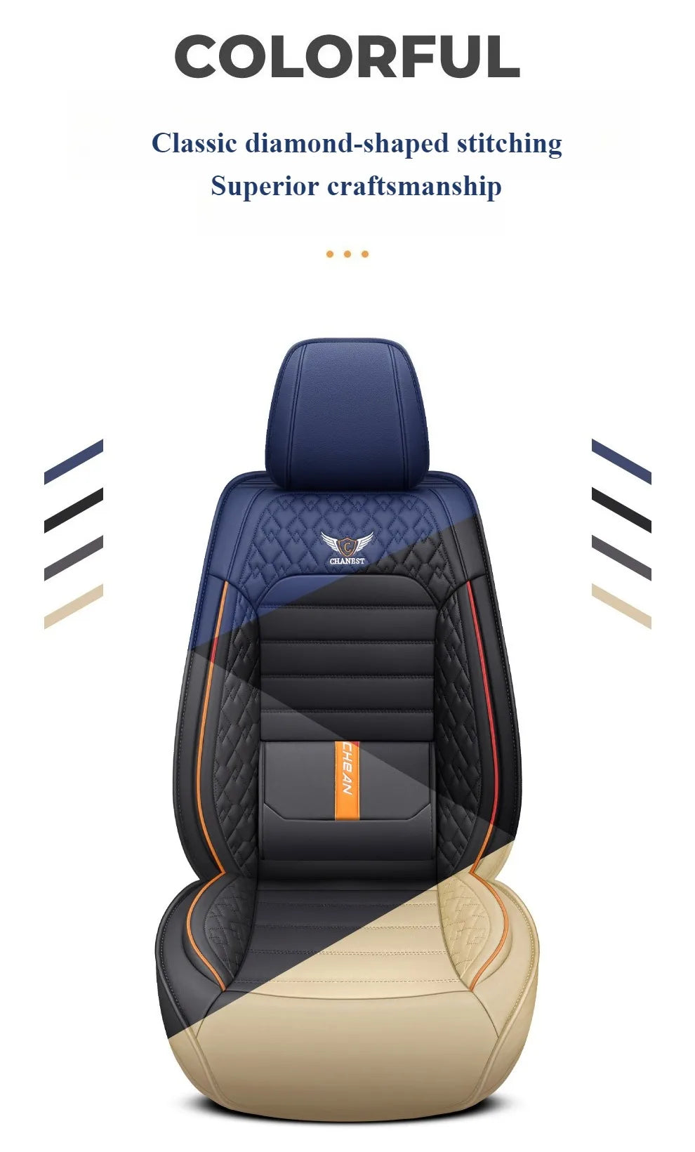 Comfort Leather Seat Cover Set - All-Season - Urban Fit