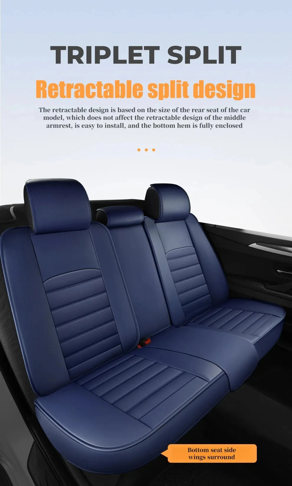 Comfort Leather Seat Cover Set - All-Season - Urban Fit
