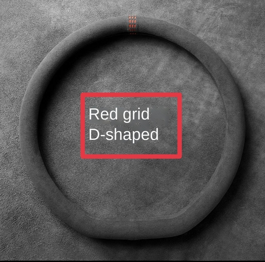 Suede Steering Wheel Cover - Non-Slip
