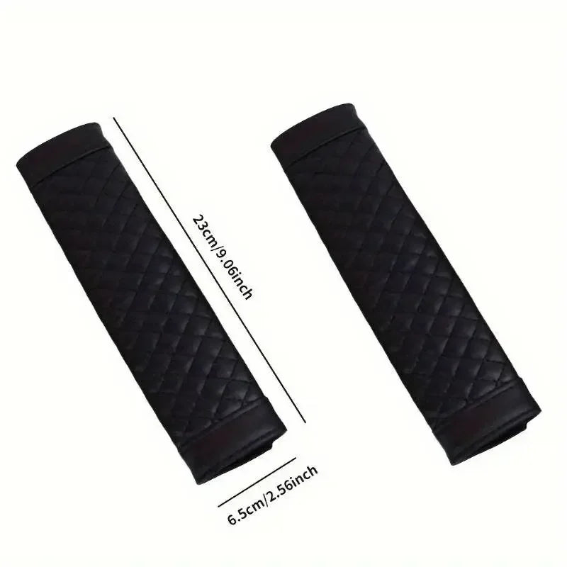 Leather Seat Belt Shoulder Pads