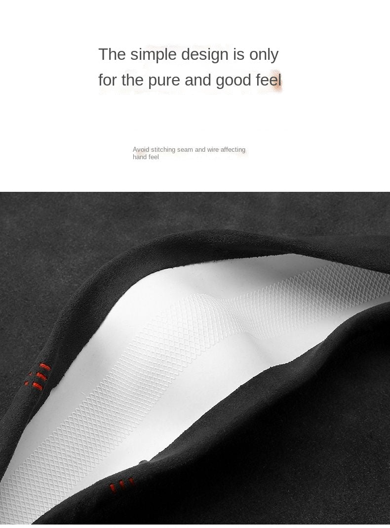 Suede Steering Wheel Cover - Non-Slip