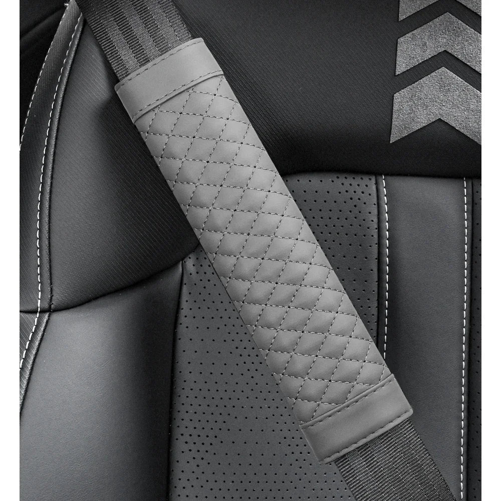 Leather Seat Belt Shoulder Pads