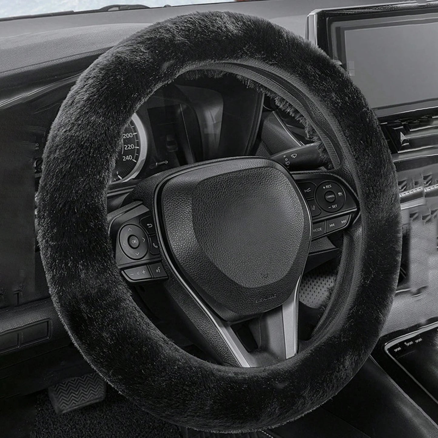 Plush Wheel Protector Cover - Non-Slip