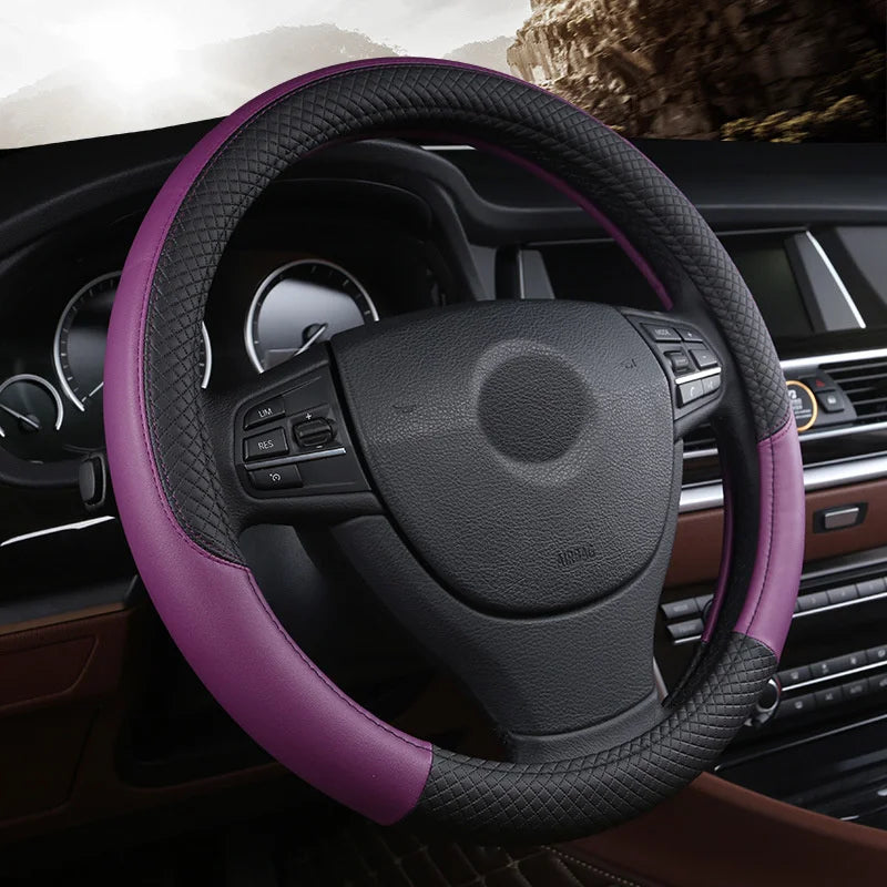 Leather Steering Wheel Protector - Non-Slip - Urban Fit