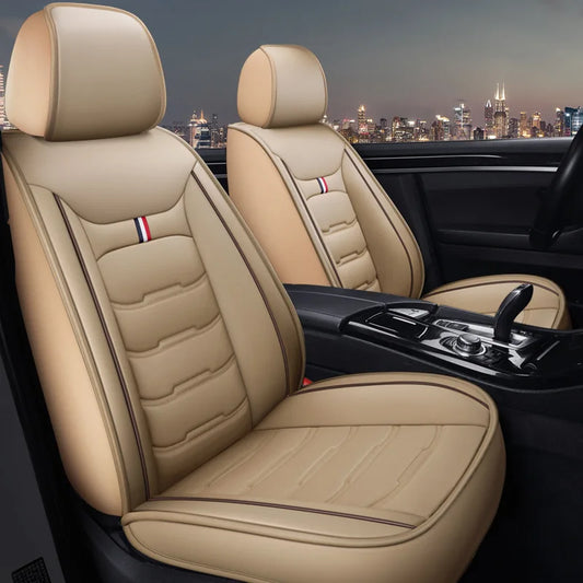 Premium Leather Seat Cover Set - All-Season