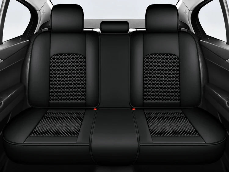 Five-Seat Nappa Leather Seat Protector Cover - All-Season