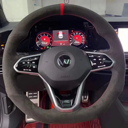 Suede Steering Wheel Cover