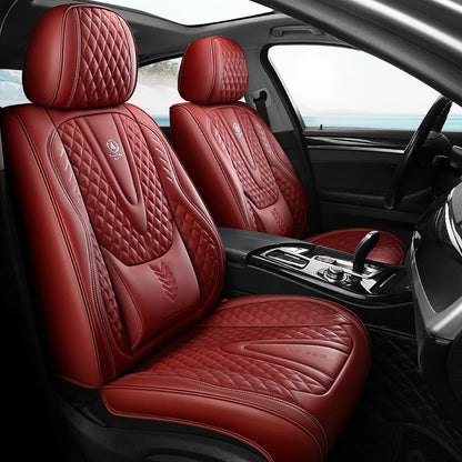 Comfort Leather Seat Cover Set - All-Season