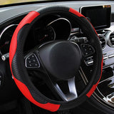 PU Leather Steering Wheel Cover - Non-Slip