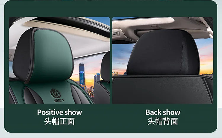 Front Row PU Leather Seat Cushion Cover - All-Season