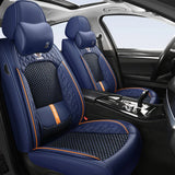 Five-Seat Nappa Leather Seat Protector Cover - All-Season