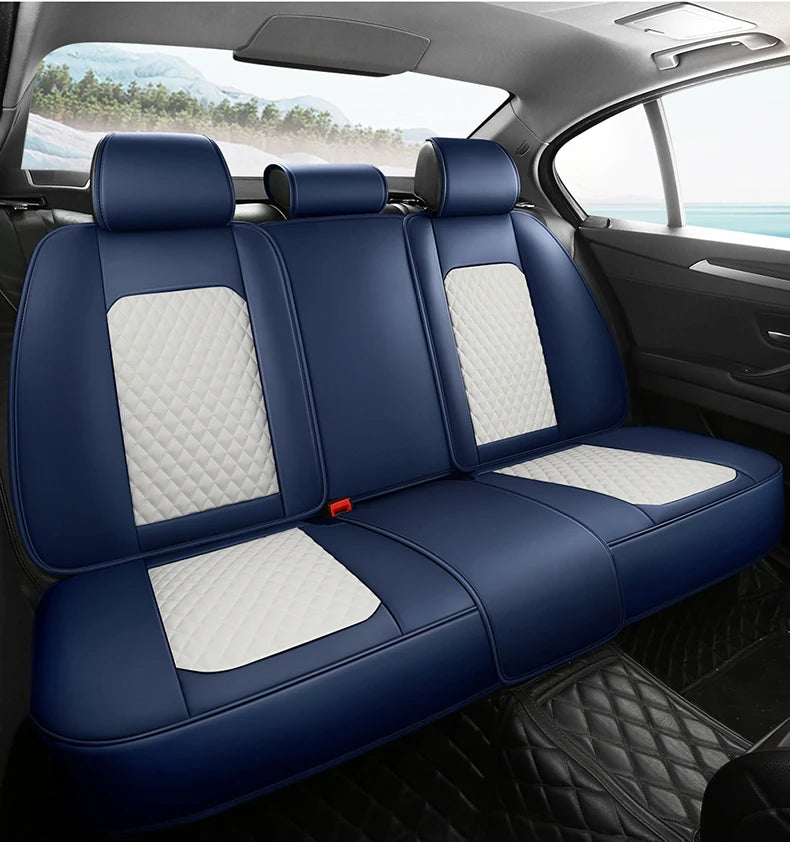 Comfort Leather Seat Cover Set - All-Season