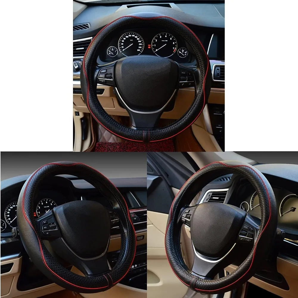 Breathable Steering Wheel Wrap - Non-Slip