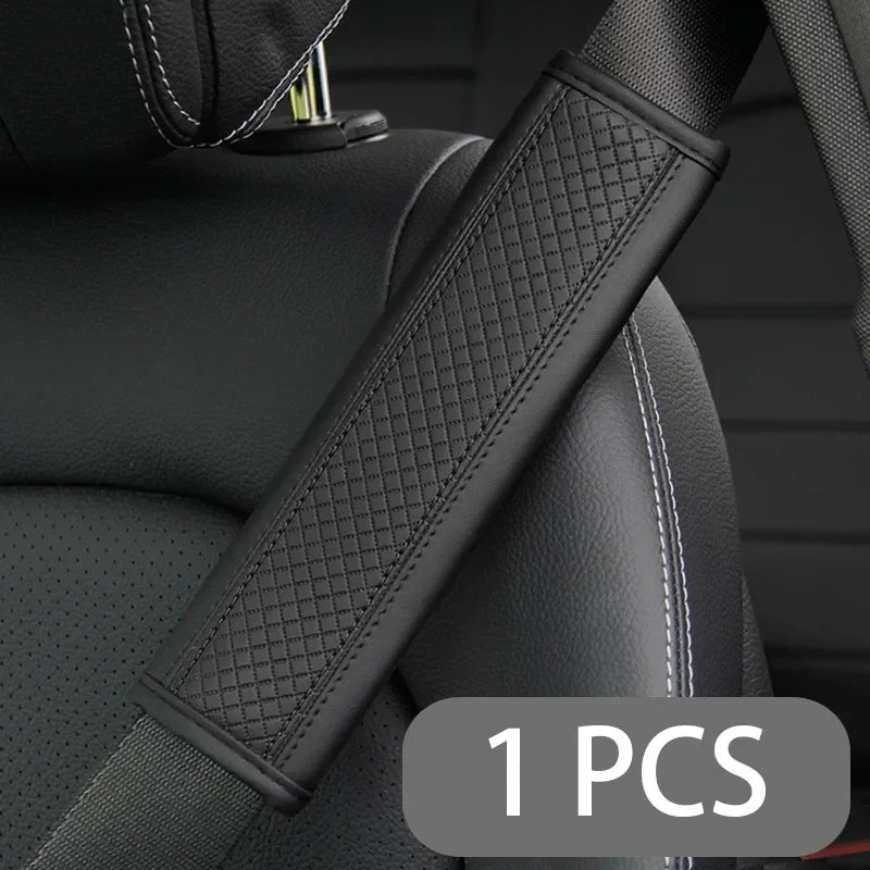 PU Leather Seat Belt Comfort Covers