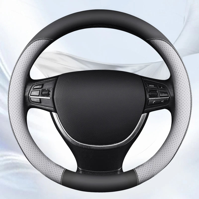Leather Steering Wheel Protector - Non-Slip