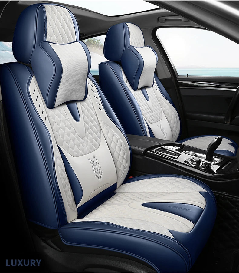 Comfort Leather Seat Cover Set - All-Season