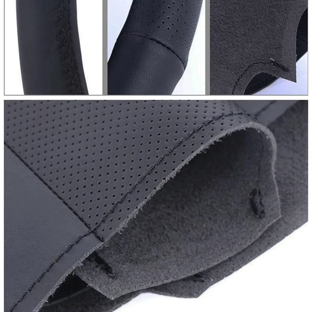 Suede Steering Wheel Cover
