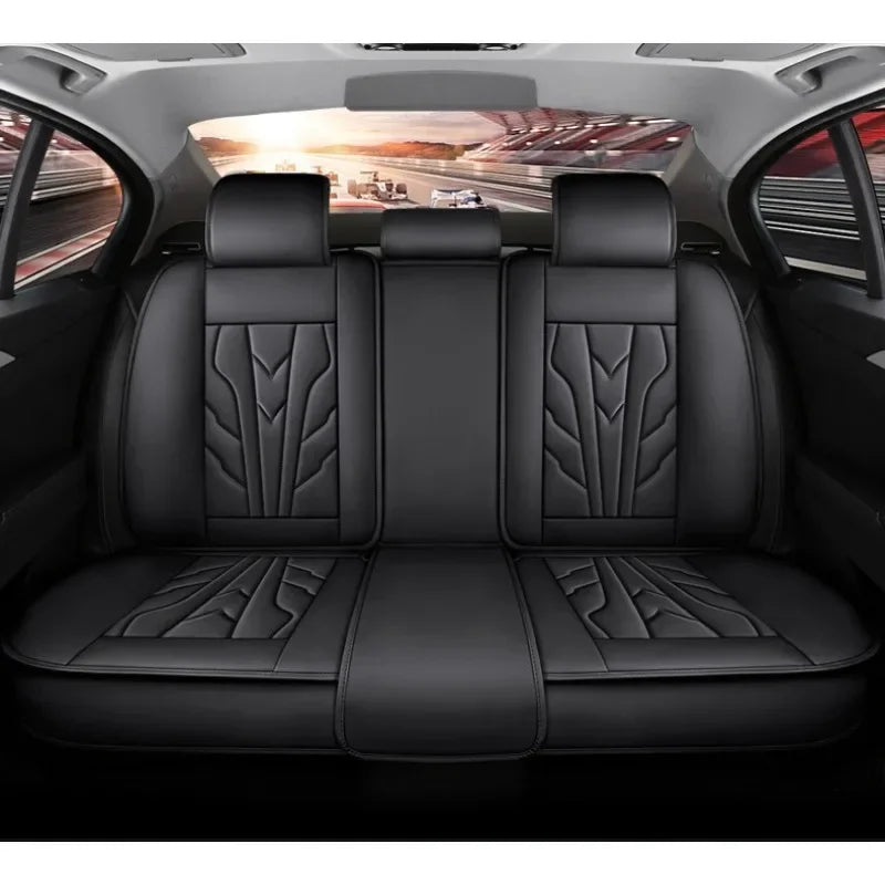 Universal PU Leather Seat Cover Set - All-Season