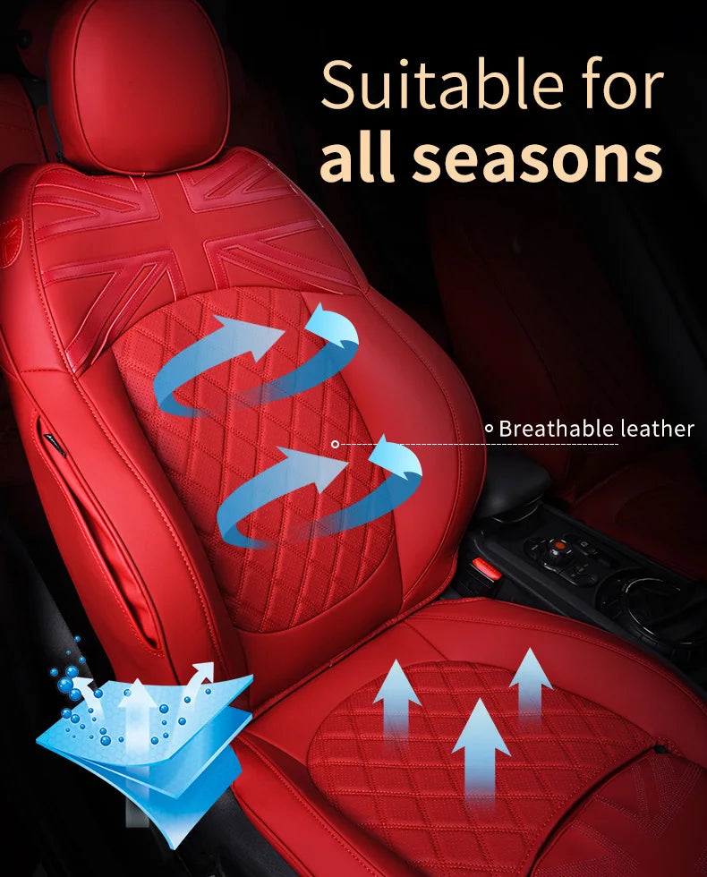 Complete Leather Seat Cover Set