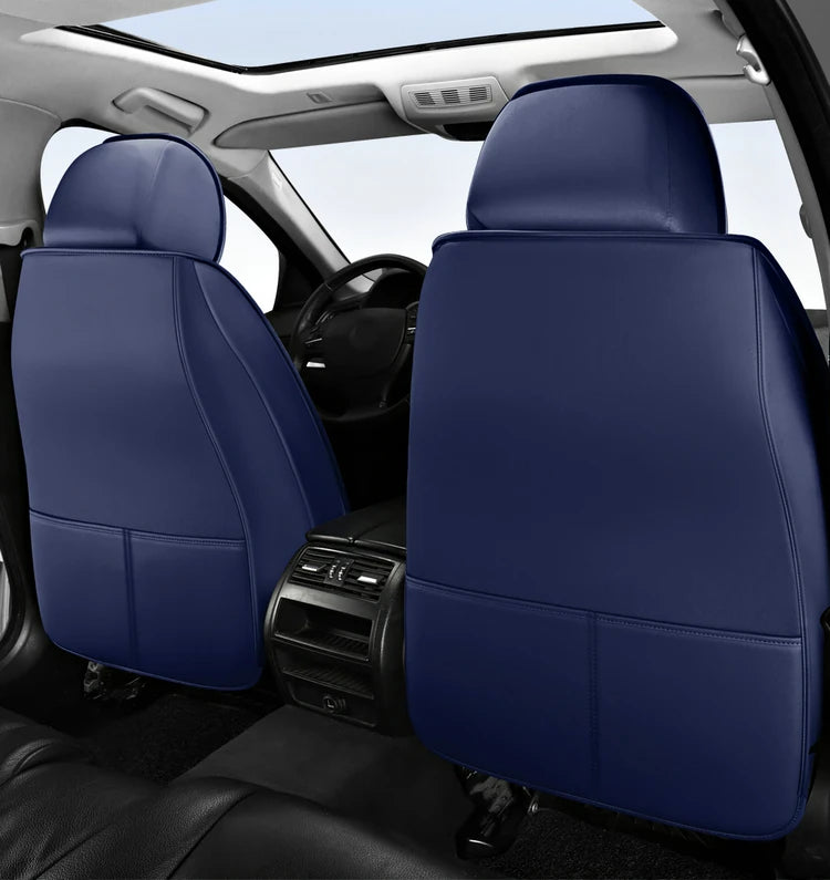 Five-Seat Nappa Leather Seat Protector Cover - All-Season