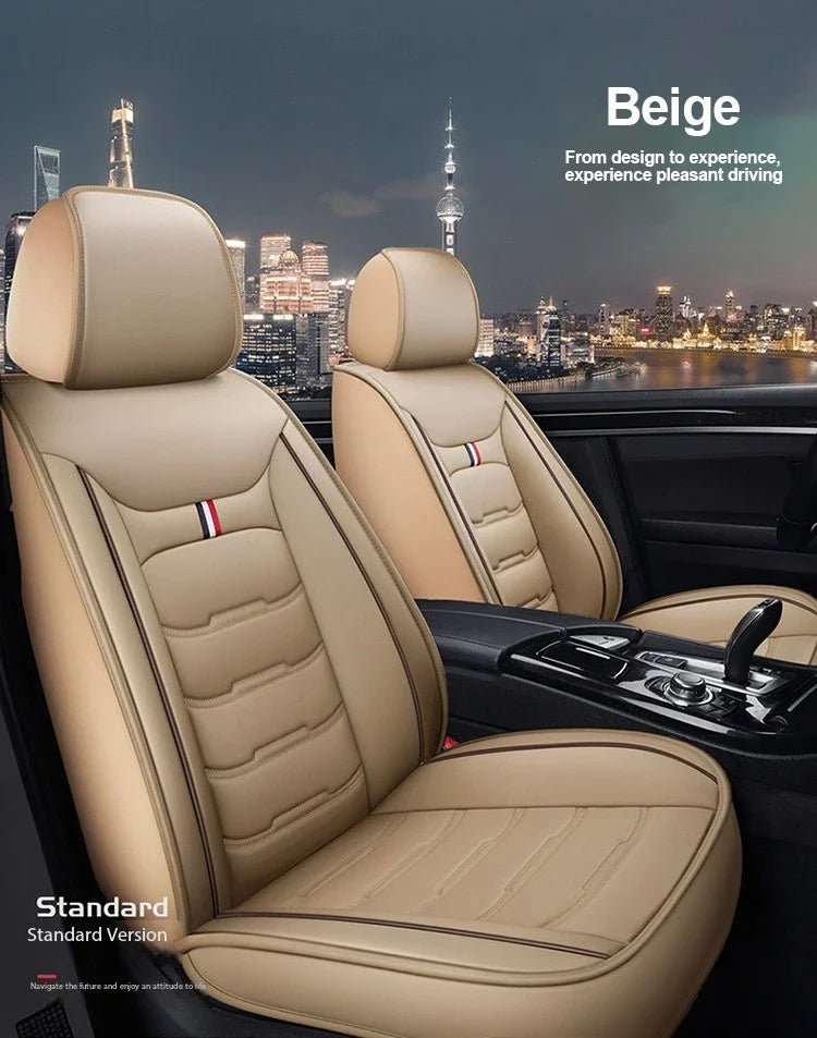 Premium Leather Seat Cover Set - All-Season