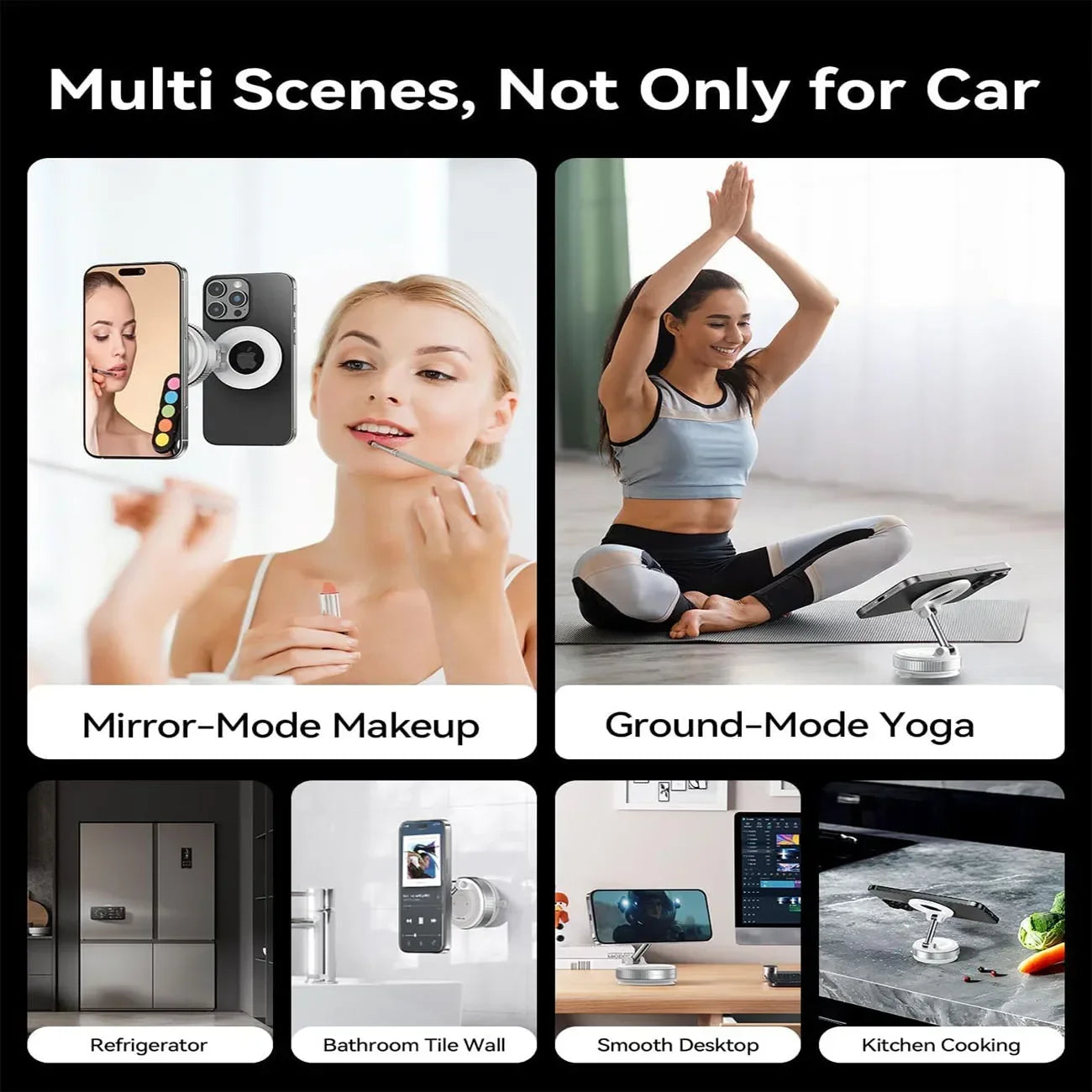 360° Strong-Magnet Car Phone Holder with Secure Hold