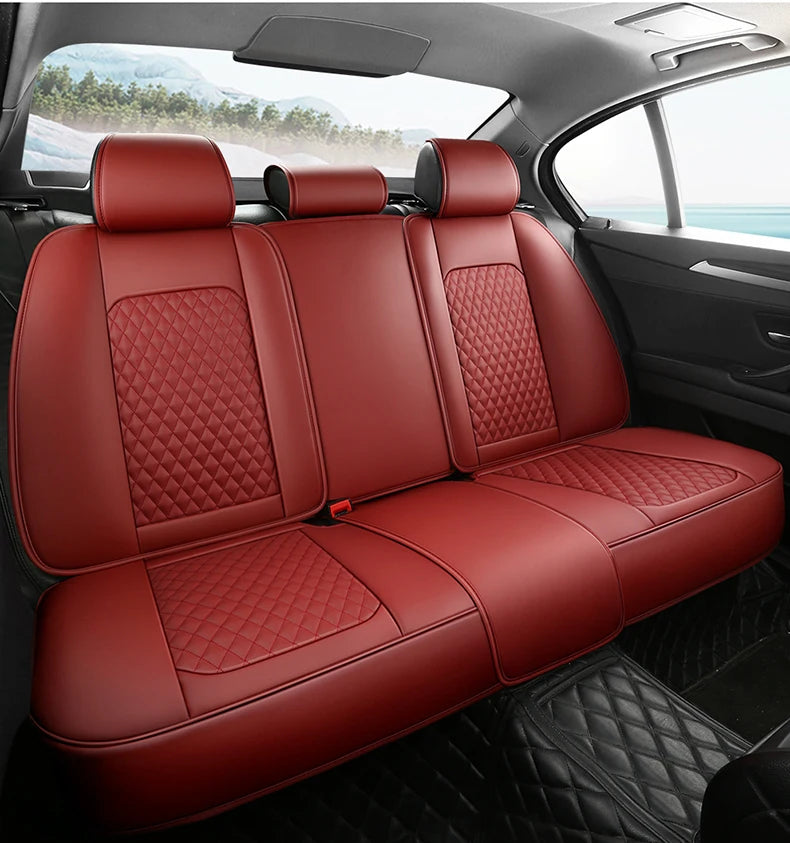 Comfort Leather Seat Cover Set - All-Season