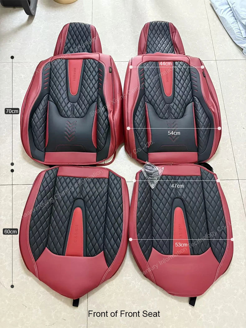 Comfort Leather Seat Cover Set - All-Season